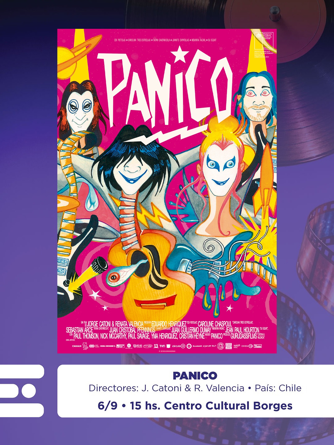 Documental ''Panico'' tendrá su estreno latinoamericano